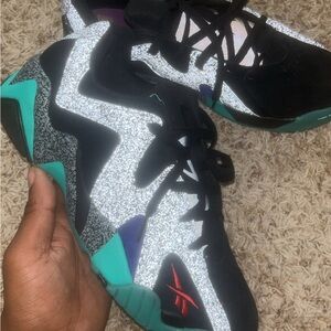 Reebok Black and Purple Sneakers(with box)